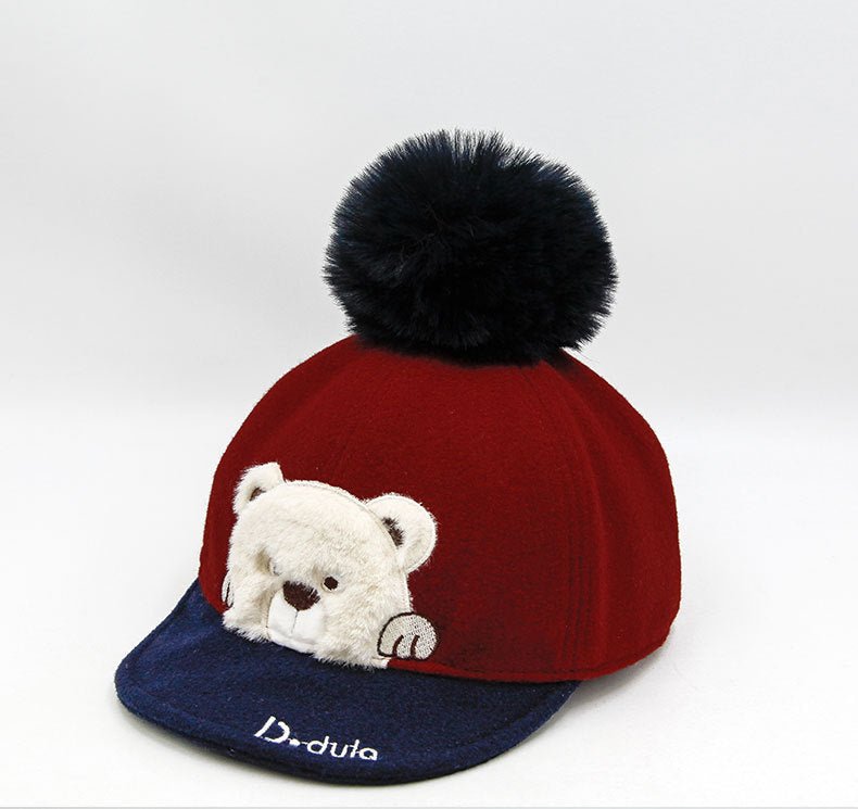 Baby Cartoon Autumn Winter Cute Kids Cap - Urban Caps