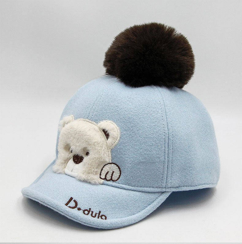 Baby Cartoon Autumn Winter Cute Kids Cap - Urban Caps