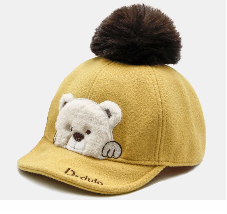 Baby Cartoon Autumn Winter Cute Kids Cap - Urban Caps