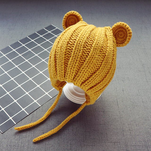 Baby Children's Ear Protection Wool Kids Hat - Urban Caps