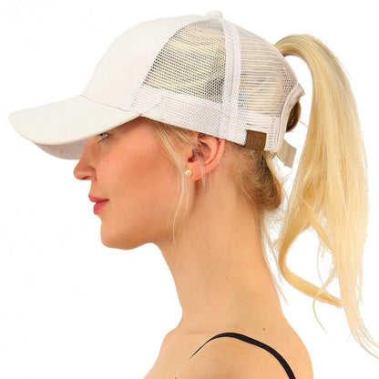 Baseball-Caps Hip-Hop-Hat Ponytail Snapback Cap - Urban Caps