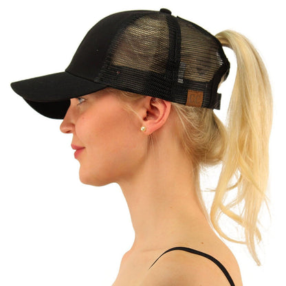 Baseball-Caps Hip-Hop-Hat Ponytail Snapback Cap - Urban Caps