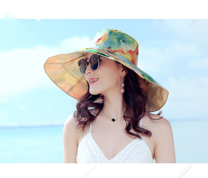 Beach Sun Hat Summer Foldable Bucket Hat - Urban Caps