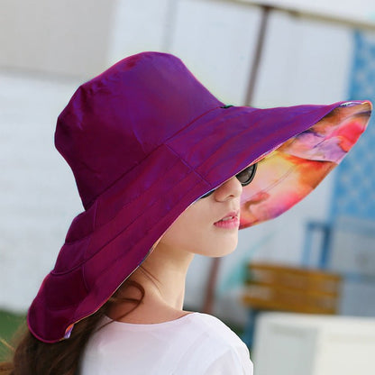 Beach Sun Hat Summer Foldable Bucket Hat - Urban Caps