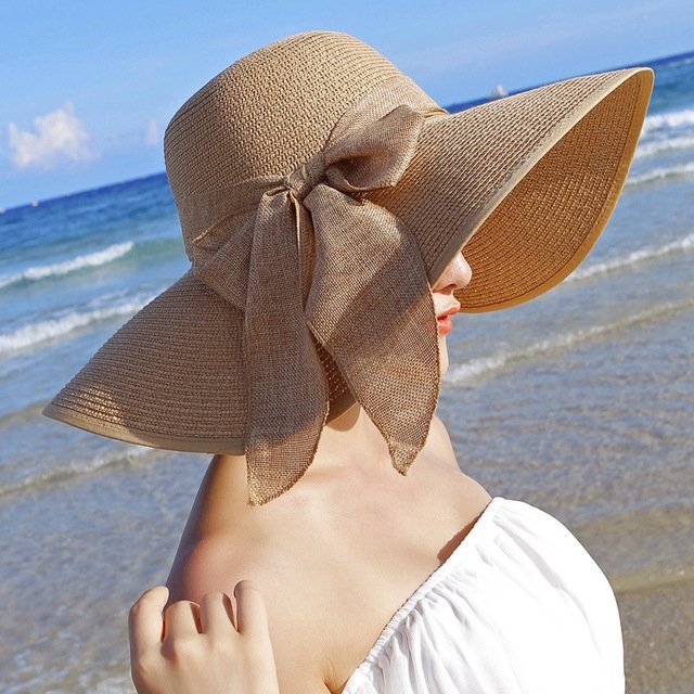 Beach Sun Protection Straw Hat - Urban Caps