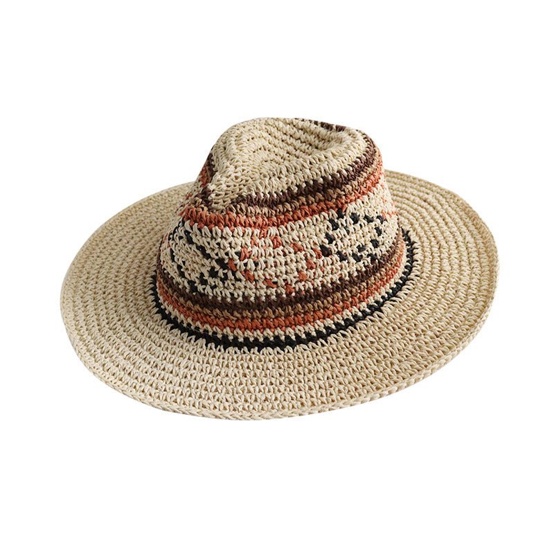 Big Brim Handmade Crochet Sunshade Travel Hat - Urban Caps