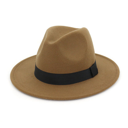 Black Top Ha Jazz Hat Woolen Hat Fedoras Hat - Urban Caps
