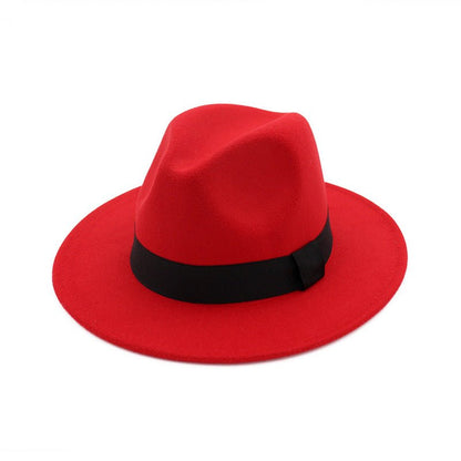 Black Top Ha Jazz Hat Woolen Hat Fedoras Hat - Urban Caps
