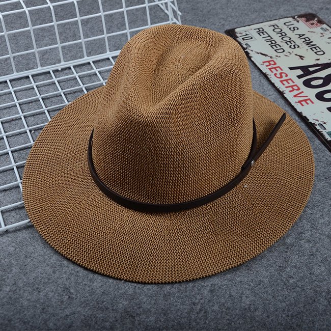 British Female Hat Men's Straw Hat Black Jazz Fedoras Hat - Urban Caps