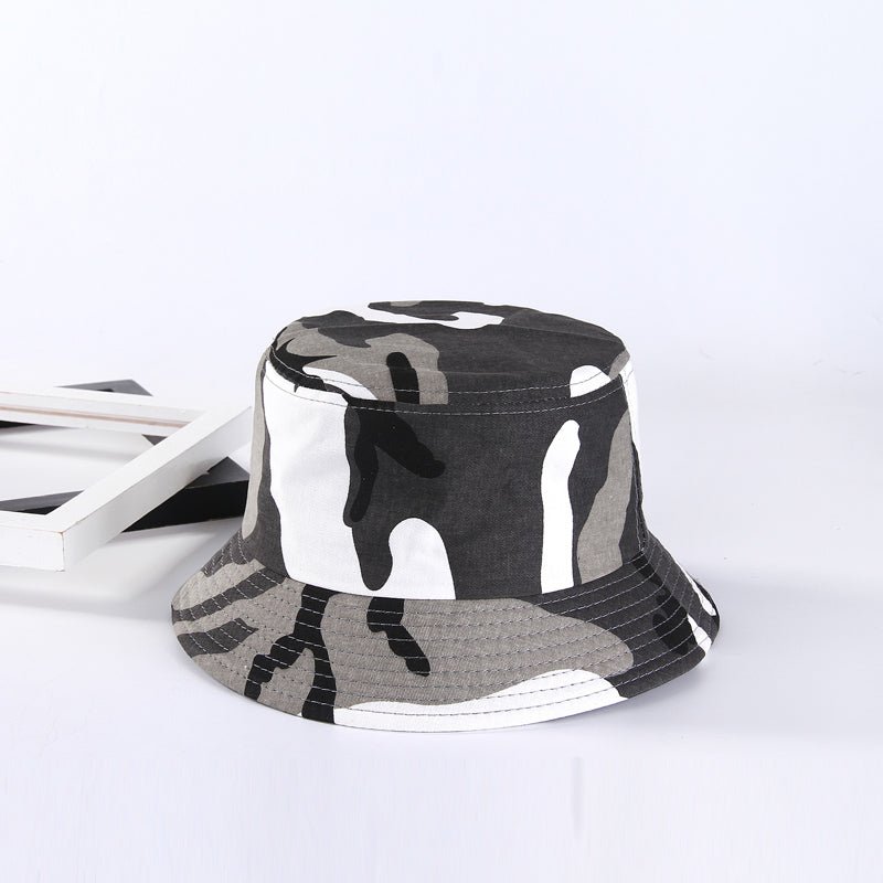 Camouflage Print Sunshade Bucket Hat - Urban Caps