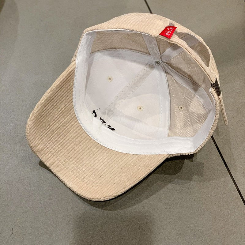 Corduroy(British Retro Solid Color) Baseball Cap - Urban Caps