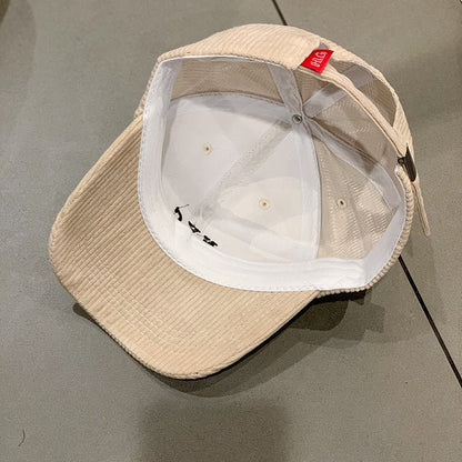 Corduroy(British Retro Solid Color) Baseball Cap - Urban Caps