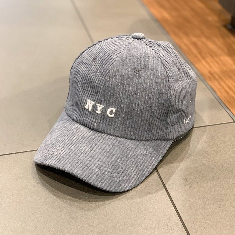 Corduroy(British Retro Solid Color) Baseball Cap - Urban Caps