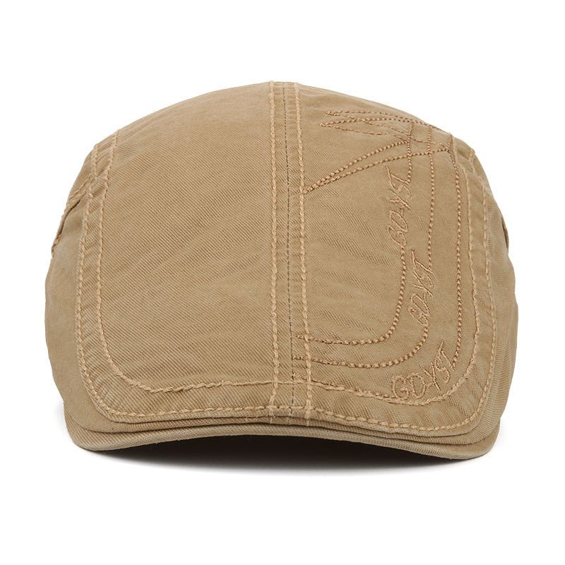 Cotton Solid Color Flat Cap - Urban Caps