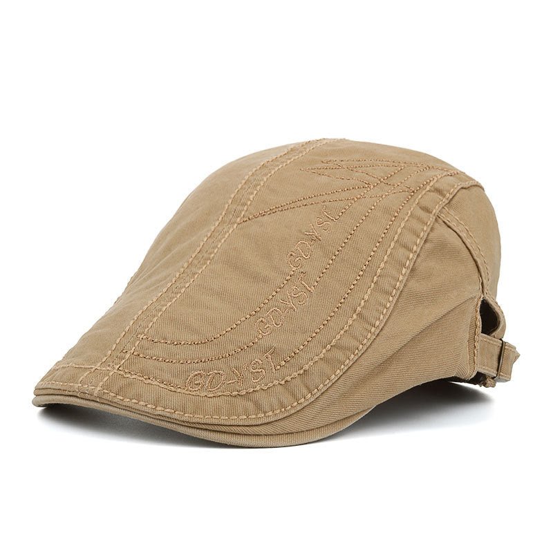 Cotton Solid Color Flat Cap - Urban Caps