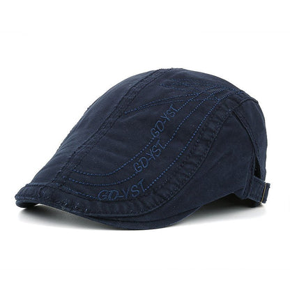 Cotton Solid Color Flat Cap - Urban Caps