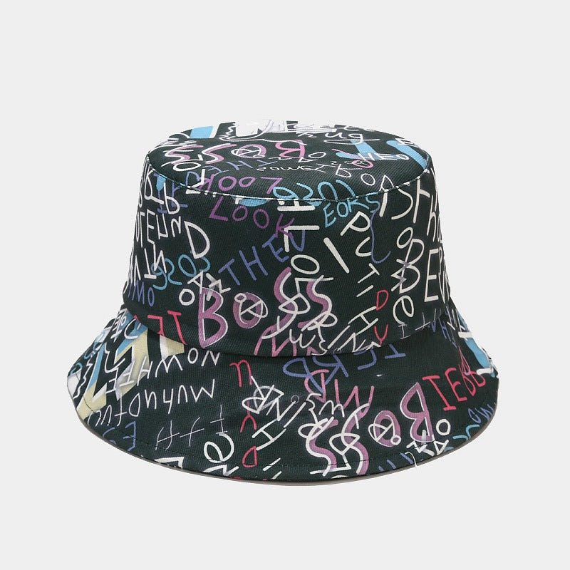 Creative Graffiti Alphabet Fisherman Hat - Urban Caps