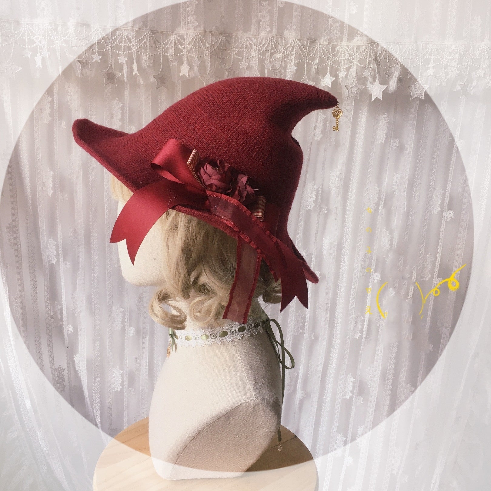 Element Witch Hat Daily Lolita Style Knitted Witch Hat - Urban Caps