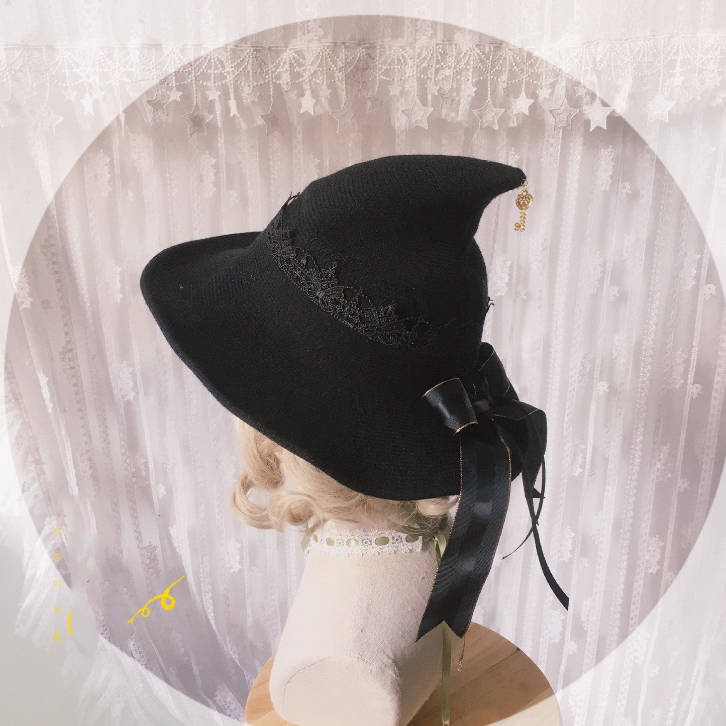 Element Witch Hat Daily Lolita Style Knitted Witch Hat - Urban Caps