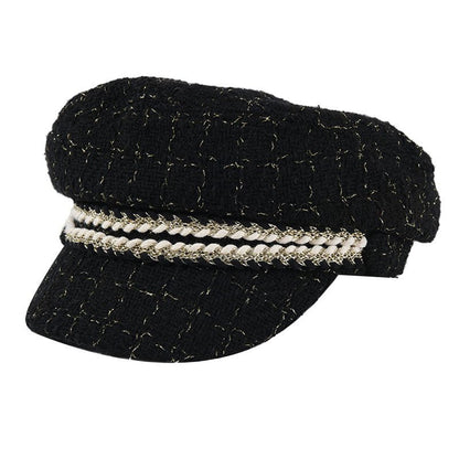 Fashion All-match Navy Style Flat Cap - Urban Caps