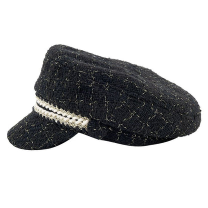 Fashion All-match Navy Style Flat Cap - Urban Caps