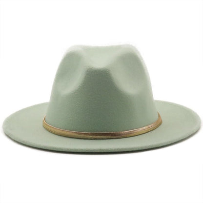 Fashion Autumn And Winter Woolen Top Hat Jazz Fedoras Hat - Urban Caps