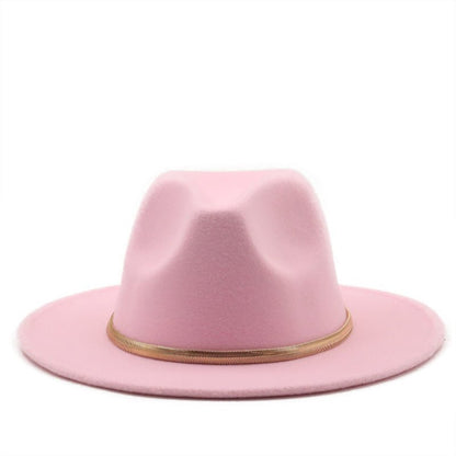 Fashion Autumn And Winter Woolen Top Hat Jazz Fedoras Hat - Urban Caps