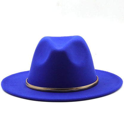 Fashion Autumn And Winter Woolen Top Hat Jazz Fedoras Hat - Urban Caps