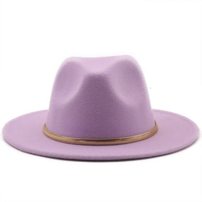 Fashion Autumn And Winter Woolen Top Hat Jazz Fedoras Hat - Urban Caps