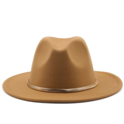 Fashion Autumn And Winter Woolen Top Hat Jazz Fedoras Hat - Urban Caps