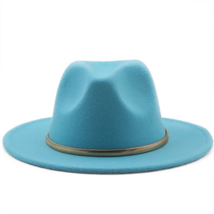 Fashion Autumn And Winter Woolen Top Hat Jazz Fedoras Hat - Urban Caps