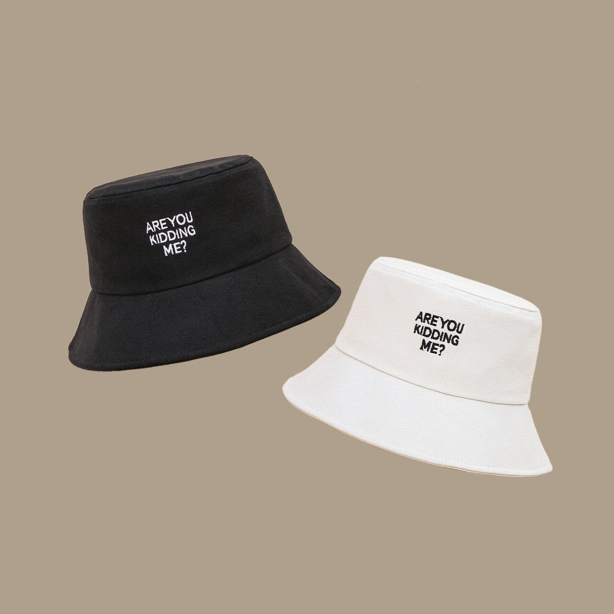 Fashion Casual Embroidered Letter Bowler Hat - Urban Caps