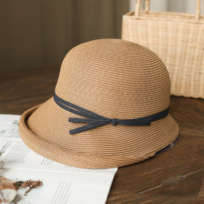 Female Retro Summer Straw Hat - Urban Caps