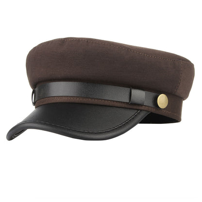 Flat Top NavyCap Sailorcap Flat Cap - Urban Caps