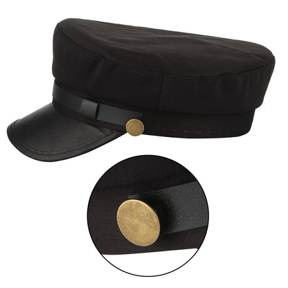 Flat Top NavyCap Sailorcap Flat Cap - Urban Caps