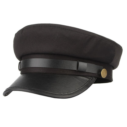 Flat Top NavyCap Sailorcap Flat Cap - Urban Caps