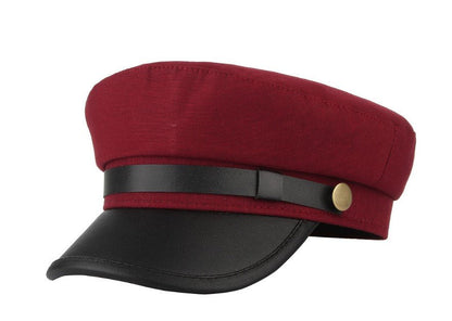 Flat Top NavyCap Sailorcap Flat Cap - Urban Caps