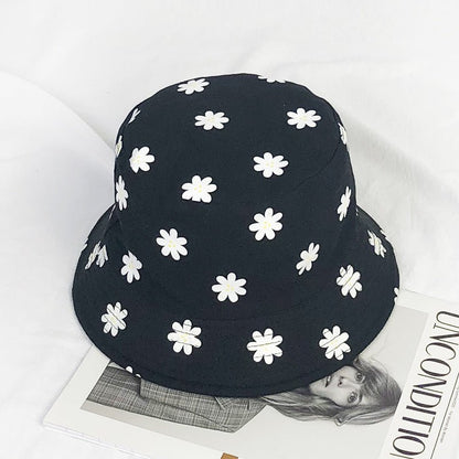 Flower Short-Edged Bowler Hat - Urban Caps