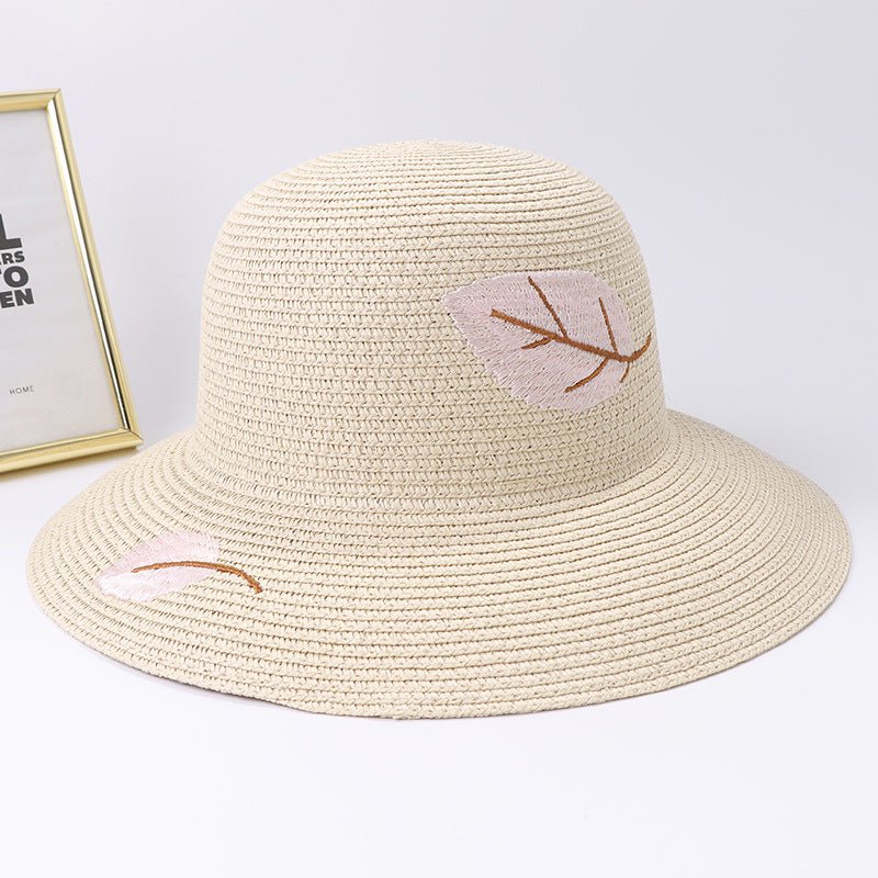 Foldable Hand Knitted Straw Hat - Urban Caps