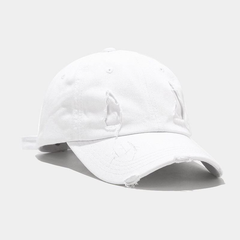 Frayed Washed Baseball Cap - Urban Caps