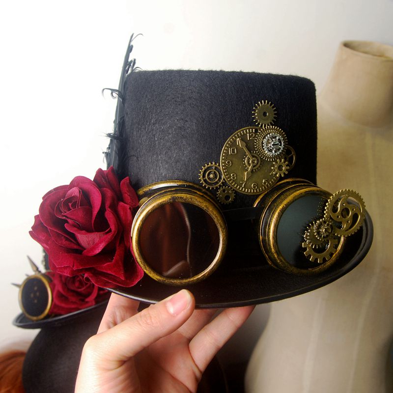 Gentleman Hat Top Hat Aristocrat Steampunk Fedoras Hat - Urban Caps