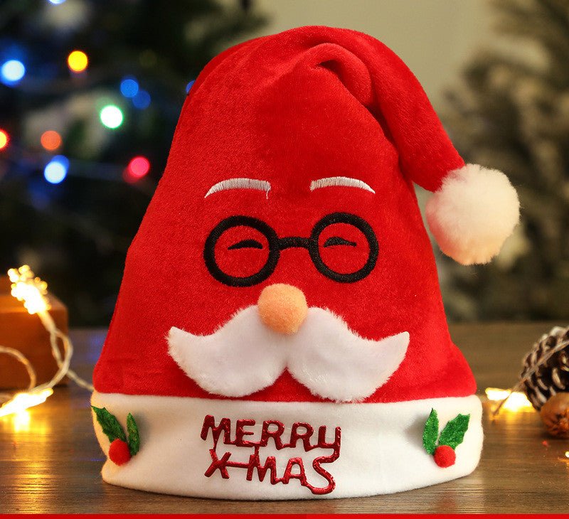Glasses Christmas Santa Hat - Urban Caps