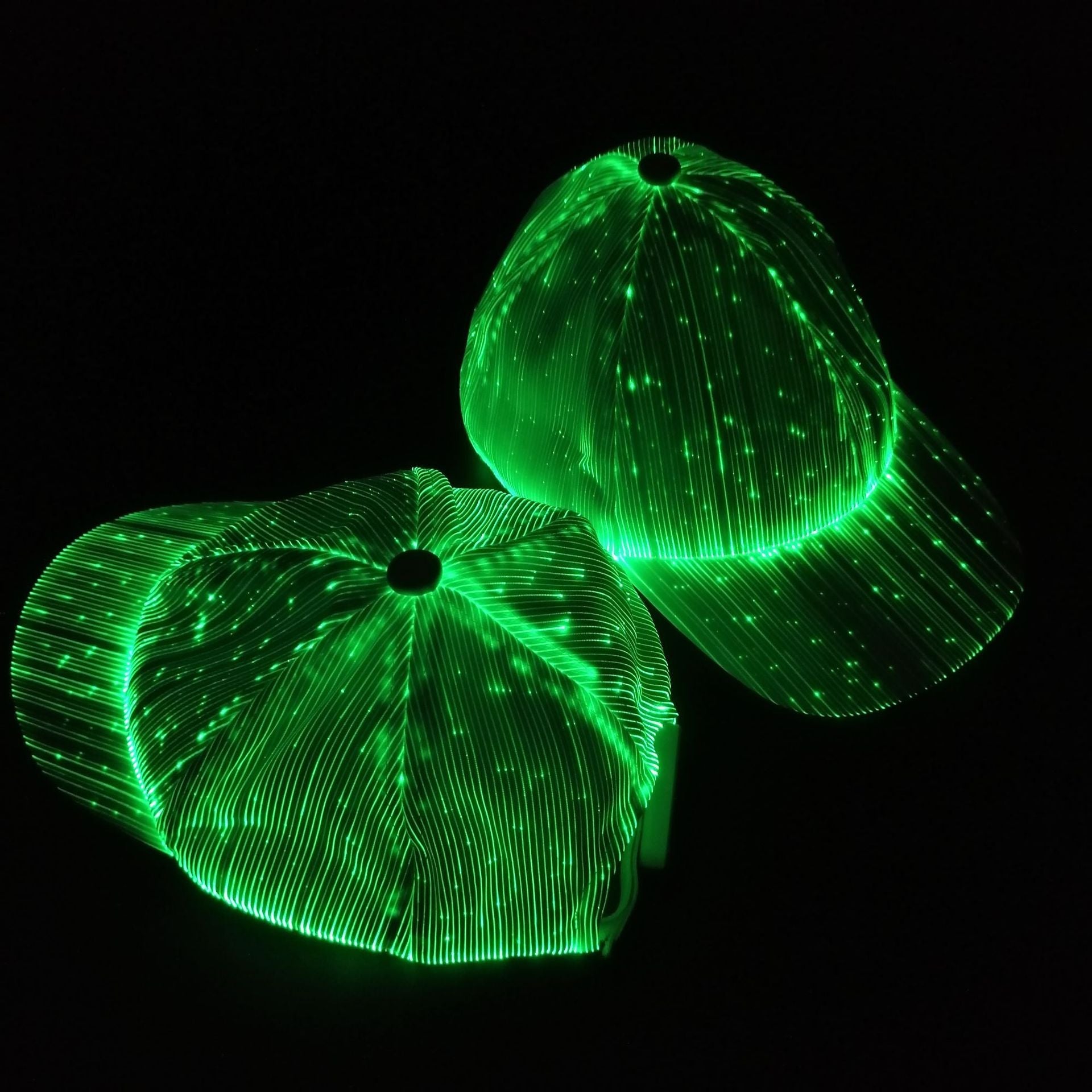 Halloween Fiber Optic Luminous Cap LED Luminous Baseball Cap - Urban Caps