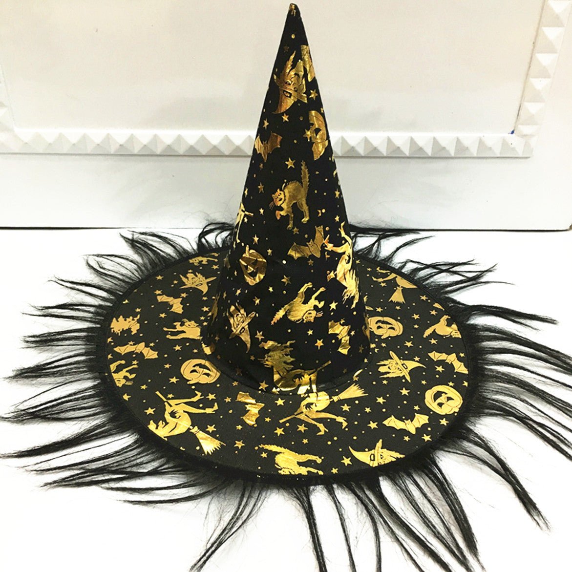 Halloween Hat Masquerade Dress Up Wizard Hat Witch Hair Witch Hat - Urban Caps