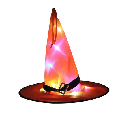 Halloween Party Decoration Props LED Glowing Witch Hat - Urban Caps