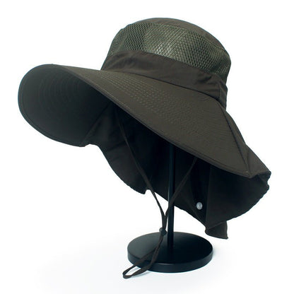 Hat Male Summer Sun Visor Fisherman Hat Outdoor Climbing Sun Hat Fedoras Hat - Urban Caps