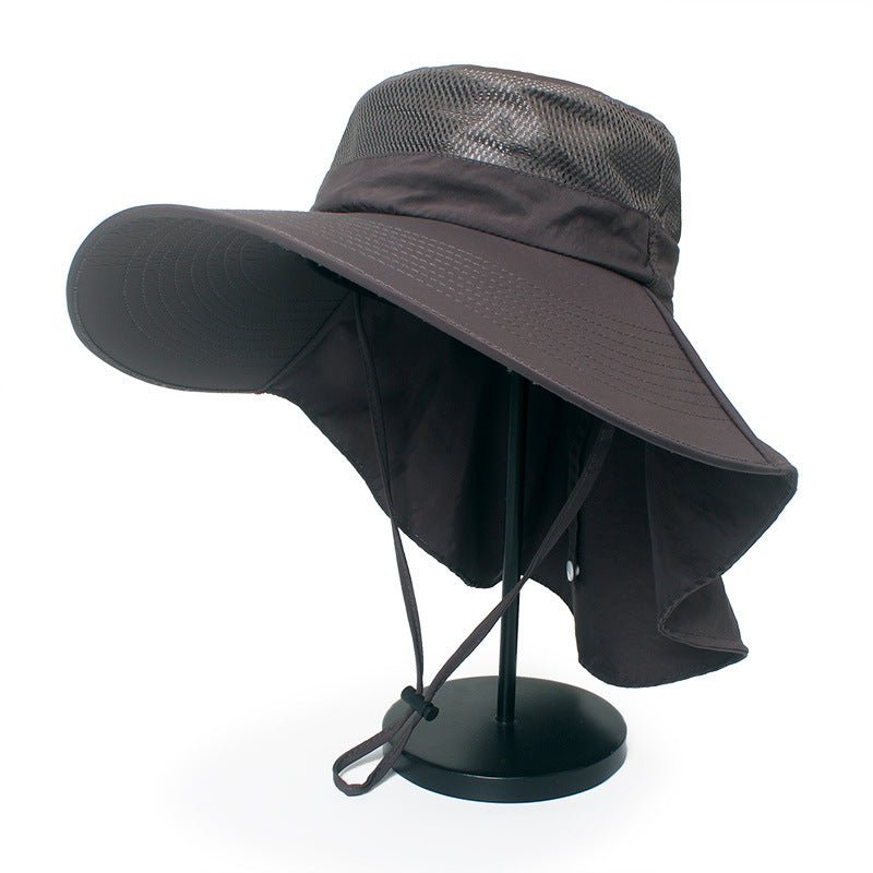 Hat Male Summer Sun Visor Fisherman Hat Outdoor Climbing Sun Hat Fedoras Hat - Urban Caps