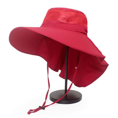 Hat Male Summer Sun Visor Fisherman Hat Outdoor Climbing Sun Hat Fedoras Hat - Urban Caps