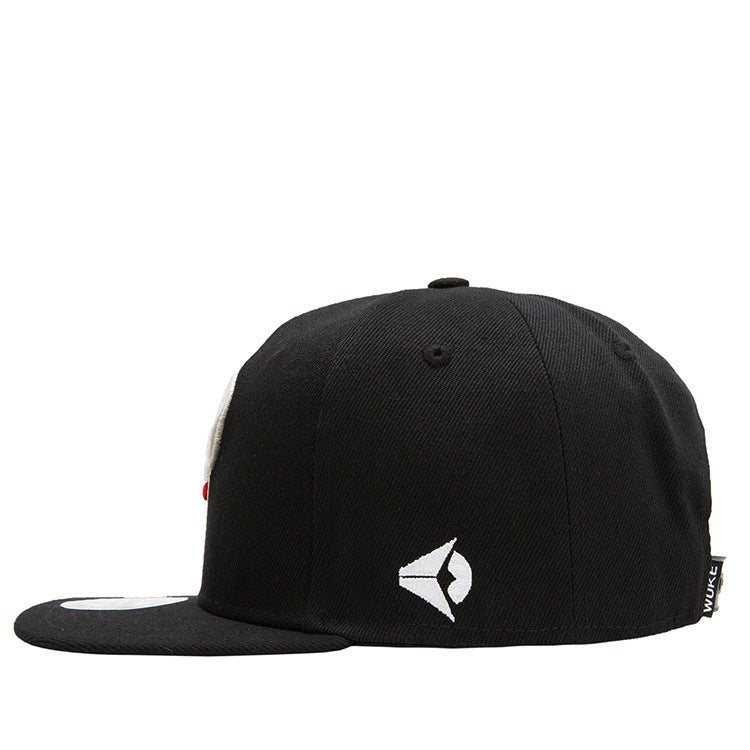 Hip Hop Flat-edge Fashion Skull Embroidery Baseball Cap Flat Cap - Urban Caps