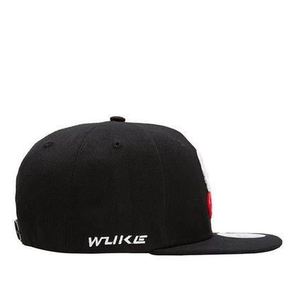 Hip Hop Flat-edge Fashion Skull Embroidery Baseball Cap Flat Cap - Urban Caps